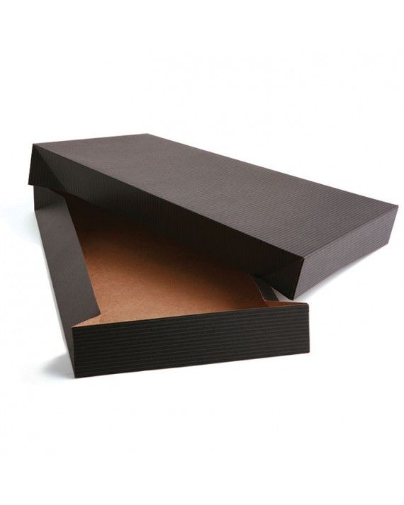 Black Pinstripe - 2 Pc. Pop p Apparel Box - 17 x 11 x 2-1/2"