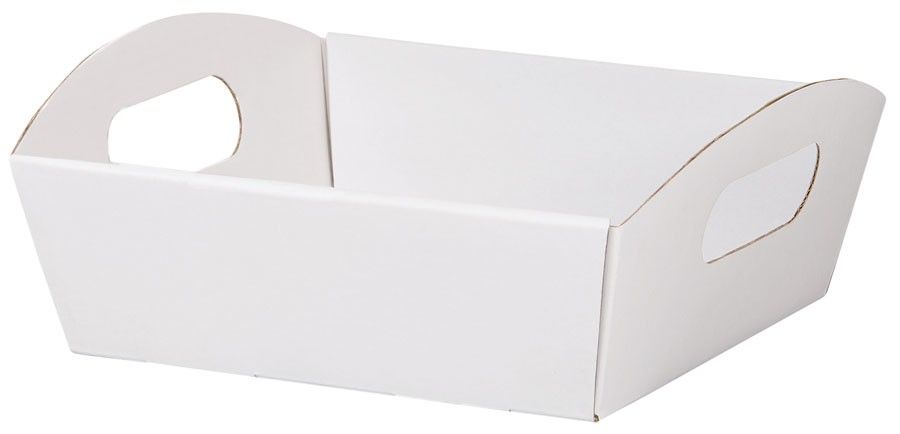 White - Presentation Trays - 8-1/4 x 7-1/2 x 2-1/2"