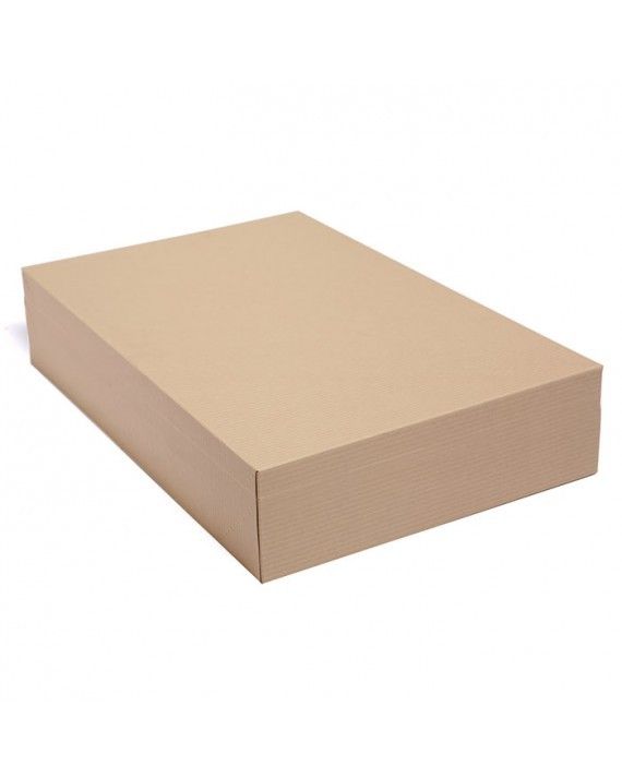 Natural Kraft - 2 Piece Lock Corner Box - 10 x 8 x 1-1/4" (Lock Corner)