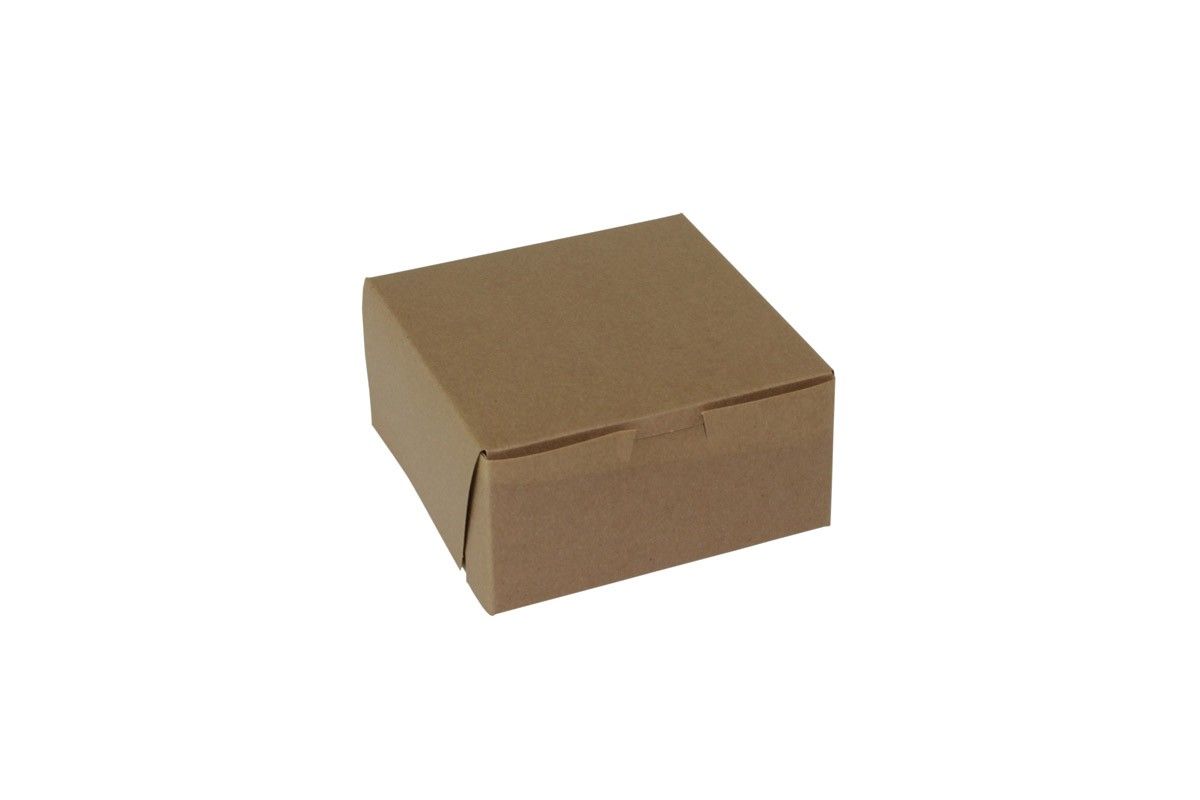 Kraft - 1 Pc. Cake Box - 6 x 6 x 3"
