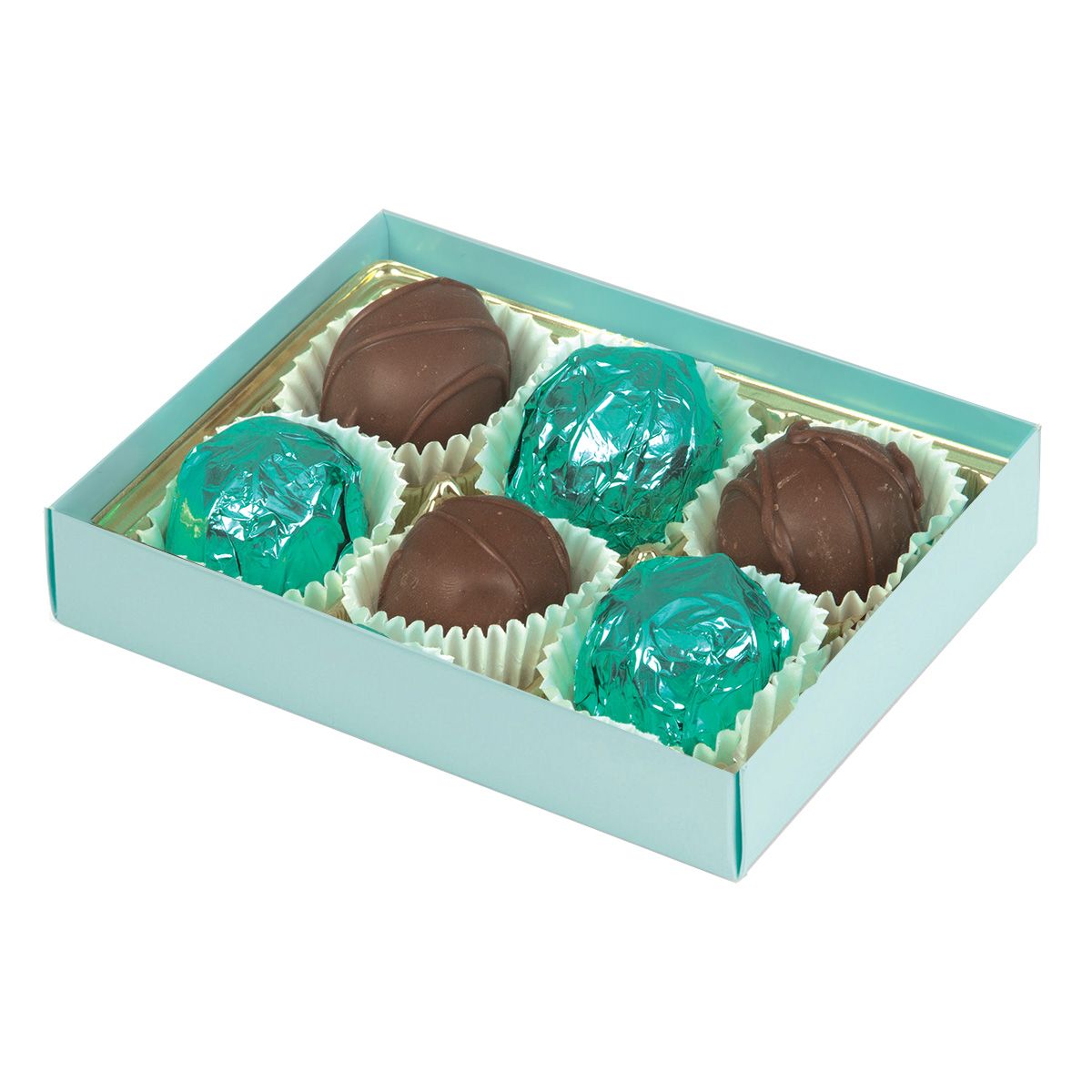 Blue - Candy Box Base - Base (1 Layer - 6 Pc.) 4-3/4 x 3-1/4 x 1-1/8"