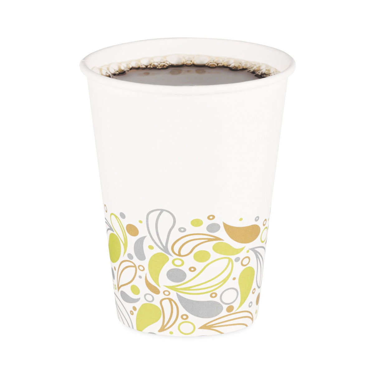 Boardwalk Deerfield Printed Paper Hot Cups, 12 oz, 50 Cups/Sleeve, 20 Sleeves/Carton