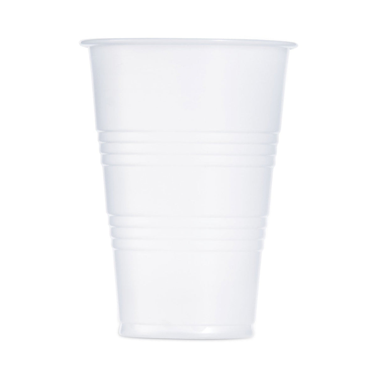 Dart High-Impact Polystyrene Cold Cups, 7 oz, Translucent, 100 Cups/Sleeve, 25 Sleeves/Carton