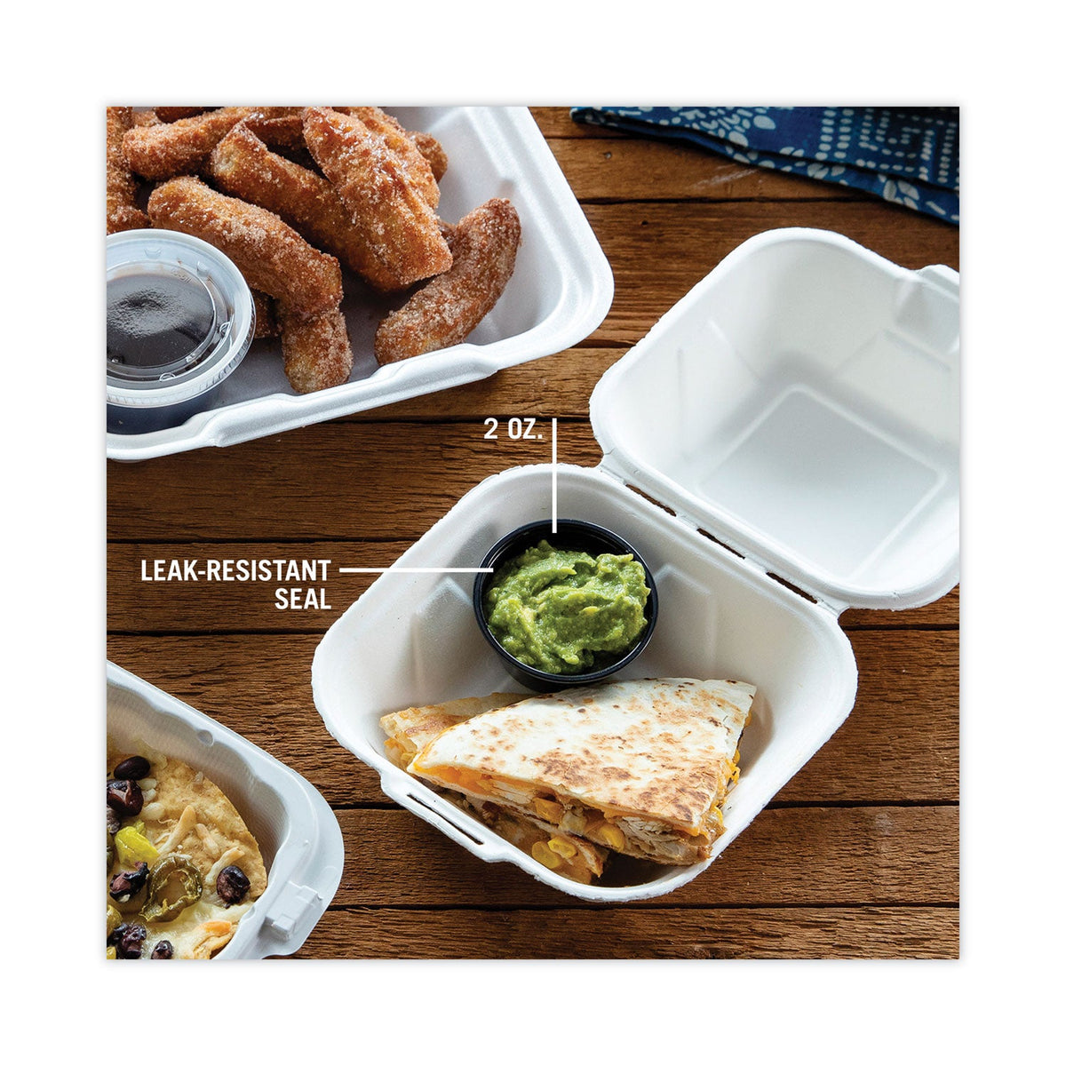 Pactiv Evergreen Plastic Portion Cup, 2 oz, Black, 200/Bag, 12 Bags/Carton