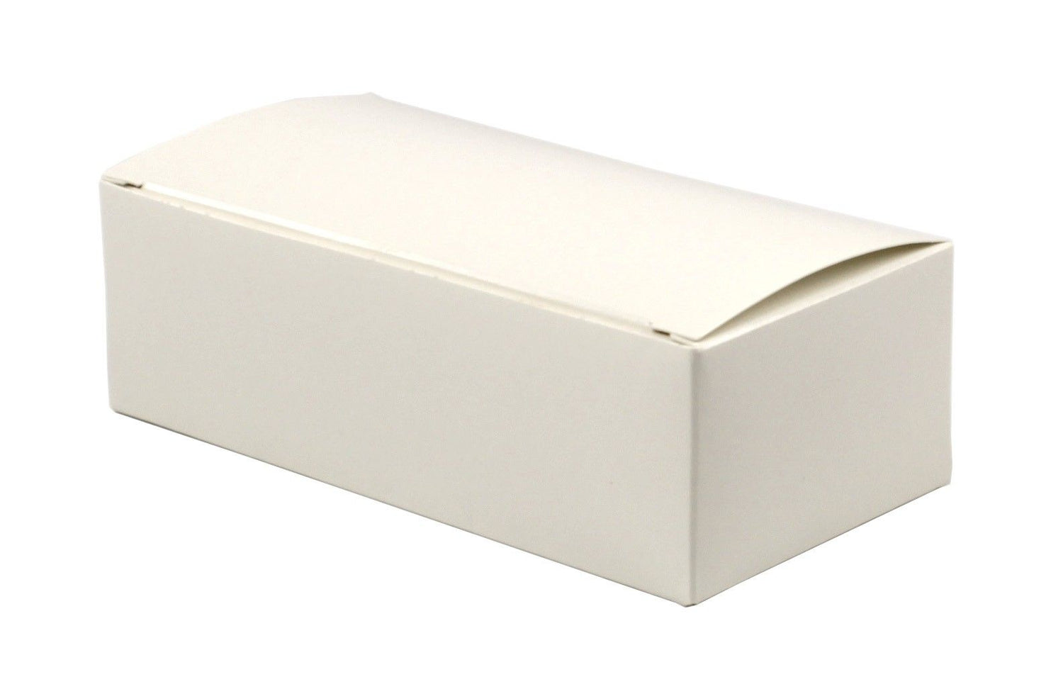 White Gloss - Folding Candy Box - 7-1/4 x 4-3/8 x 2-3/8"
