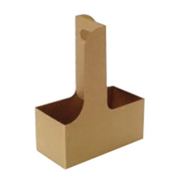 Natural Kraft - Cup Carrier - 7-1/2 x 3-5/8 x 9"
