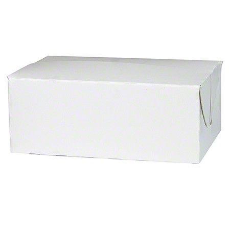White - Fast Top Box - Automatic Bottom - 7 x 4-1/2 x 2-3/4" - Sample/1