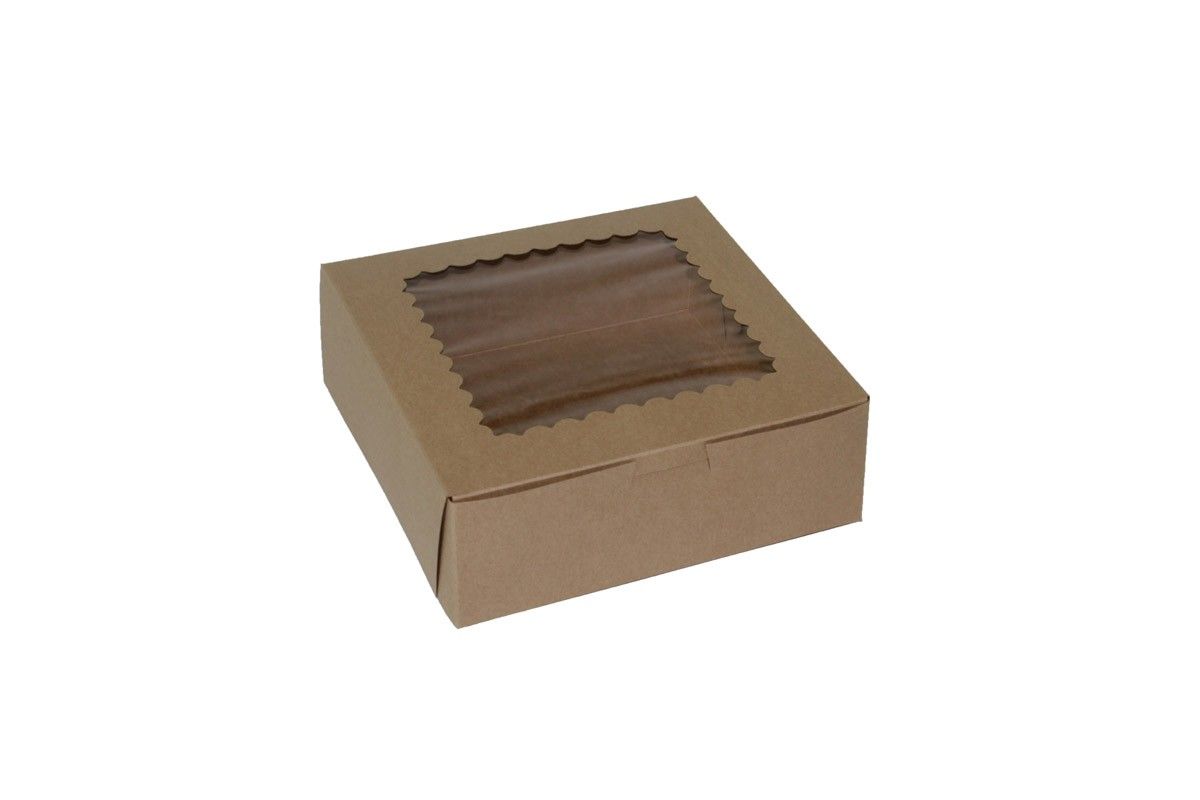 Kraft - Cupcake Box - 7 x 7 x 2-1/2"