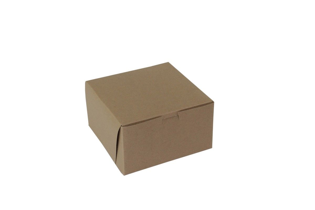 Kraft - 1 Pc. Cake Box - 7 x 7 x 4"