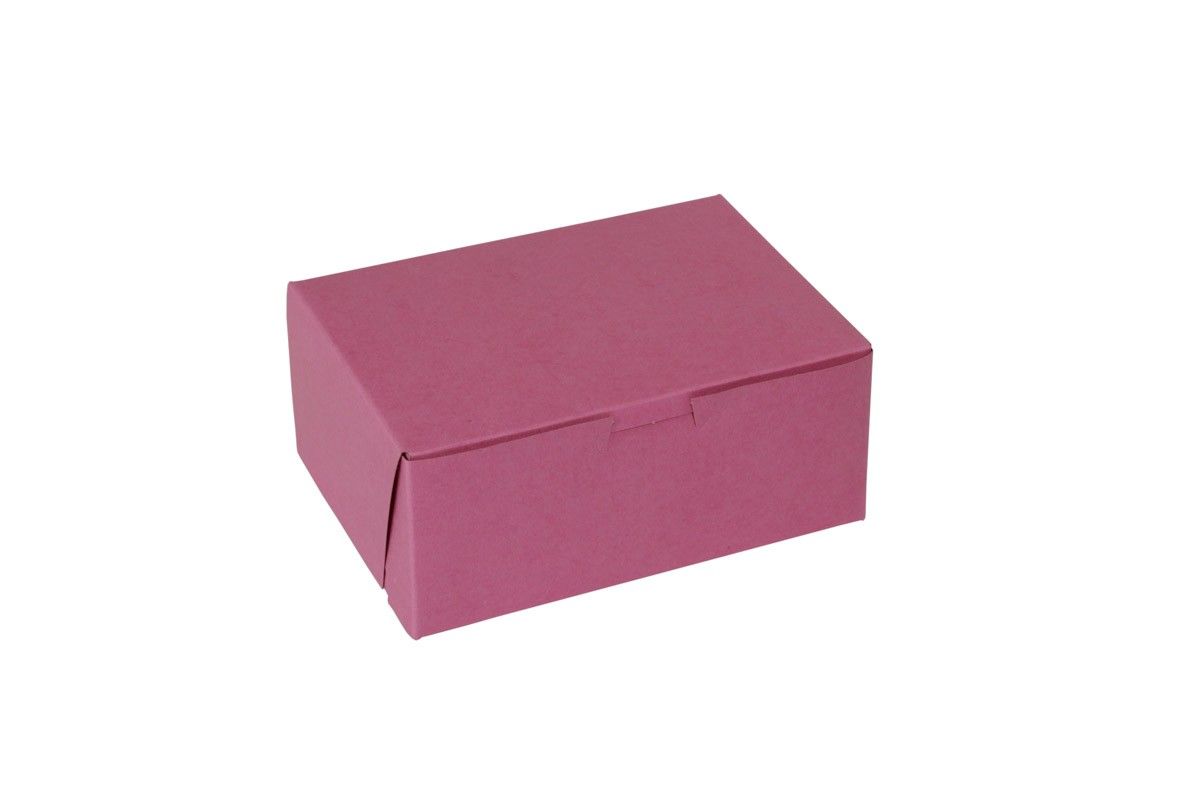 Strawberry - Cupcake Box - 7 x 7 x 4"