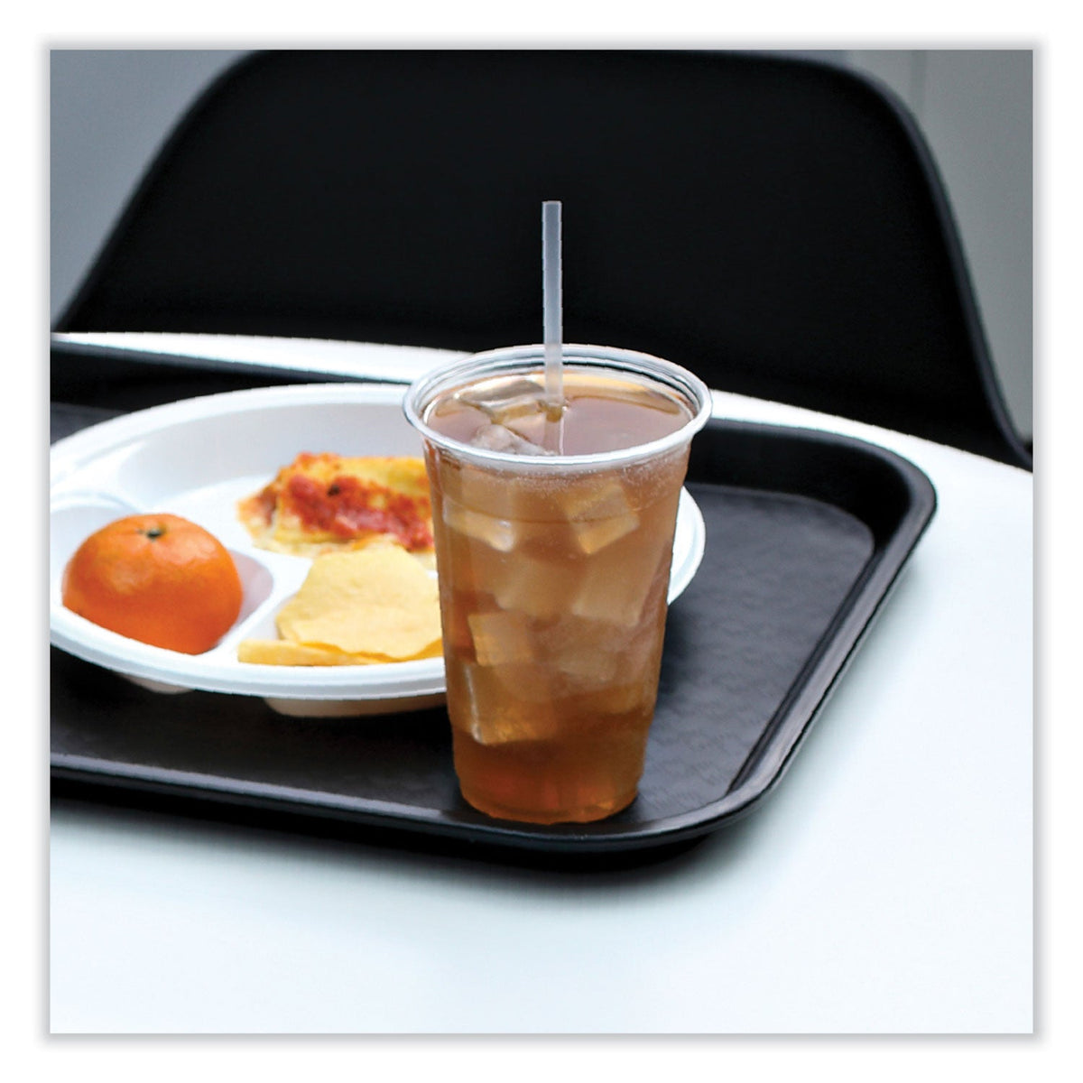 Boardwalk Clear Plastic Cold Cups, 20 oz, PET, 50 Cups/Sleeve, 20 Sleeves/Carton