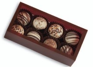 Brown - Brown Frosted Window Box - (8 Pc) 2-3/4 x 5-1/2 x 1-3/8"