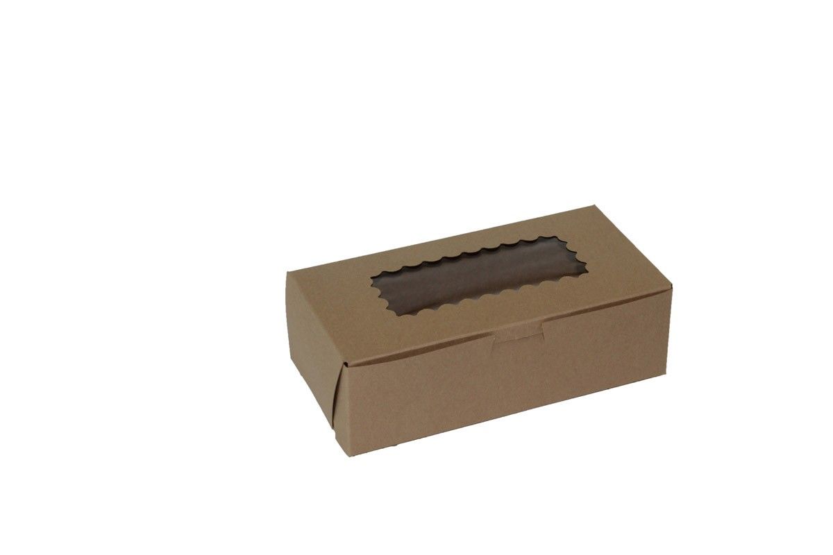 Kraft - Cupcake Box - 8 x 4 x 2-1/2"