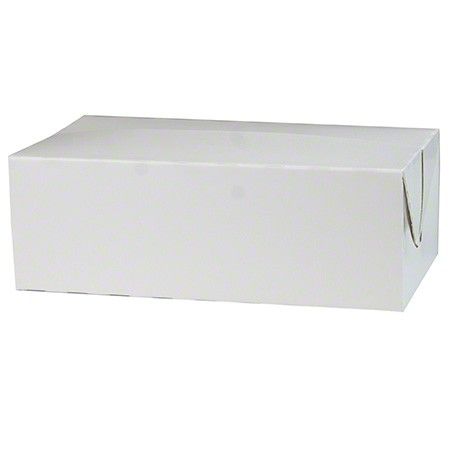White - Fast Top Box - Automatic Bottom - 8-7/8 x 4-7/8 x 3-1/16" - Sample/1