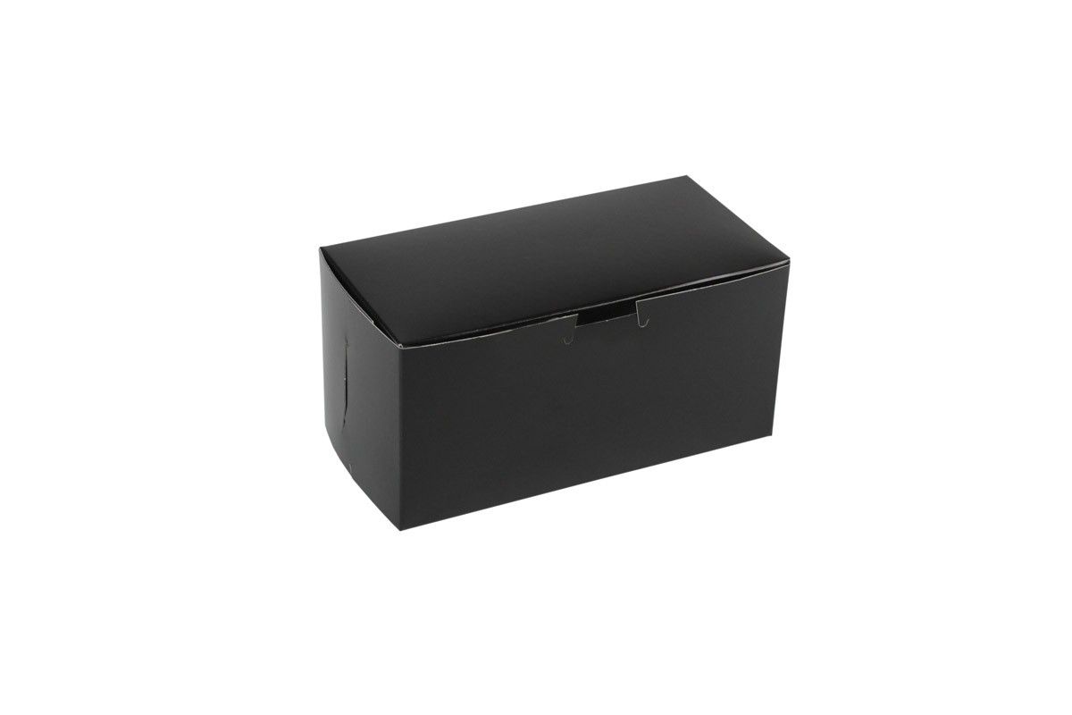 Gloss Black - 1 Pc. Cake Box - 8 x 8 x 4"