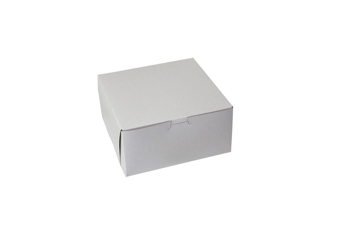 White - 1 Pc. Cake Box - 8 x 8 x 3"