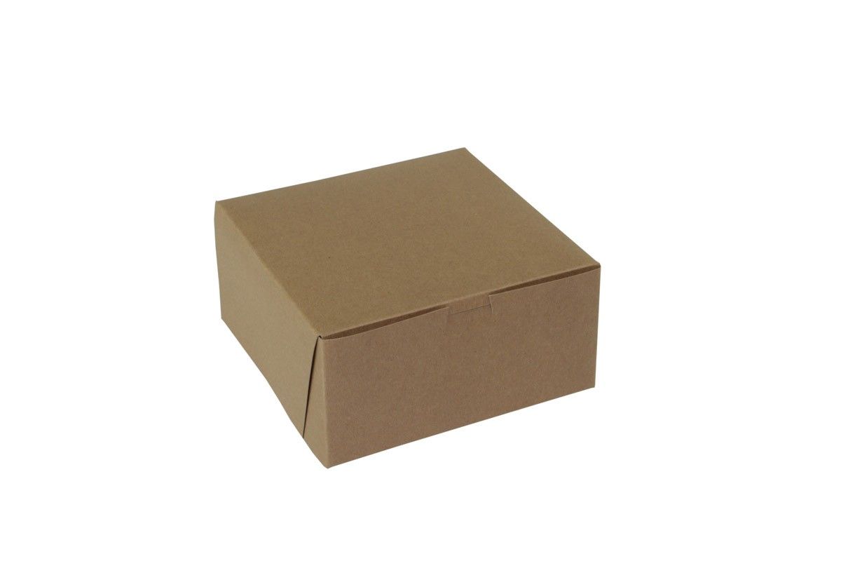 Kraft - 1 Pc. Cake Box - 8 x 8 x 4"