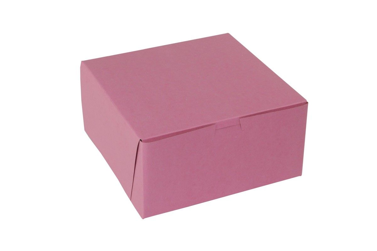 Strawberry - Cupcake Box - 8 x 8 x 4"