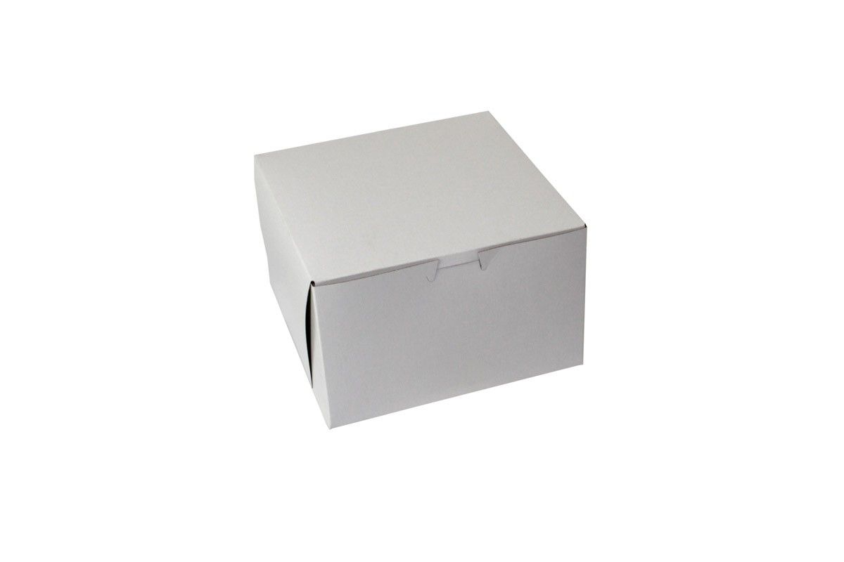 White - 1 Pc. Cake Box - 8 x 8 x 5"