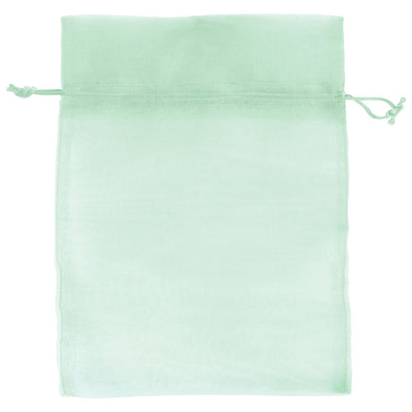 Pastel Green - Flat Organza Bag - 5 x 6-1/2"