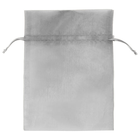 Silver - Flat Organza Bag - 5 x 6-1/2"