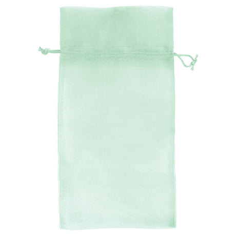 Pastel Green - Flat Organza Bag - 5-1/2 x 9"