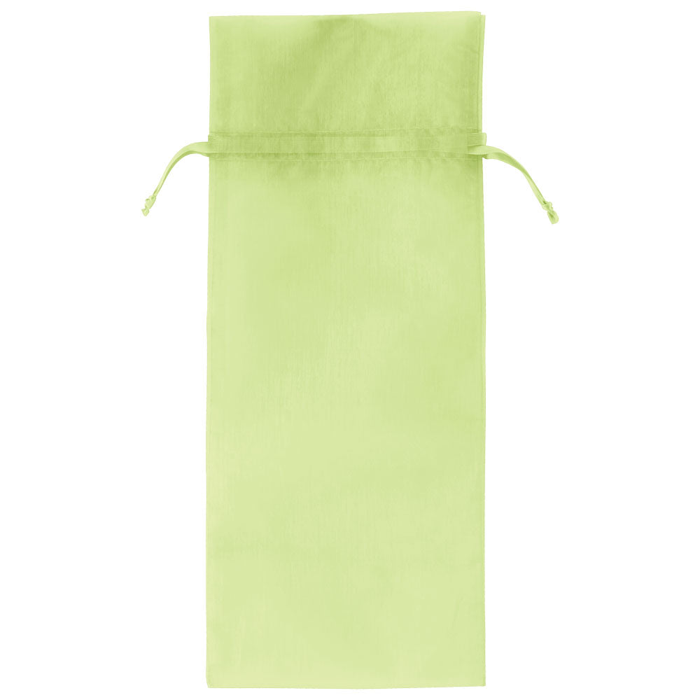 Mint - Flat Organza Wine Bag - 6 x 14"