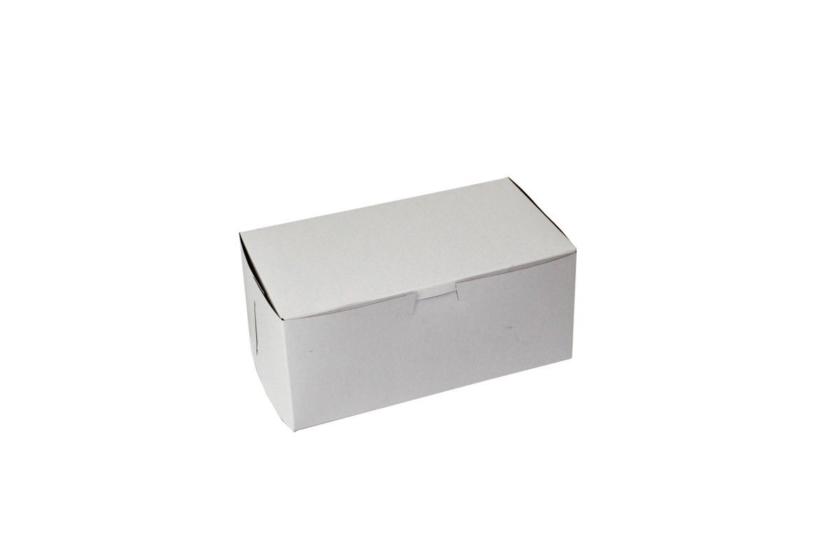 White - 1 Pc. Cake Box - 9 x 5 x 4"