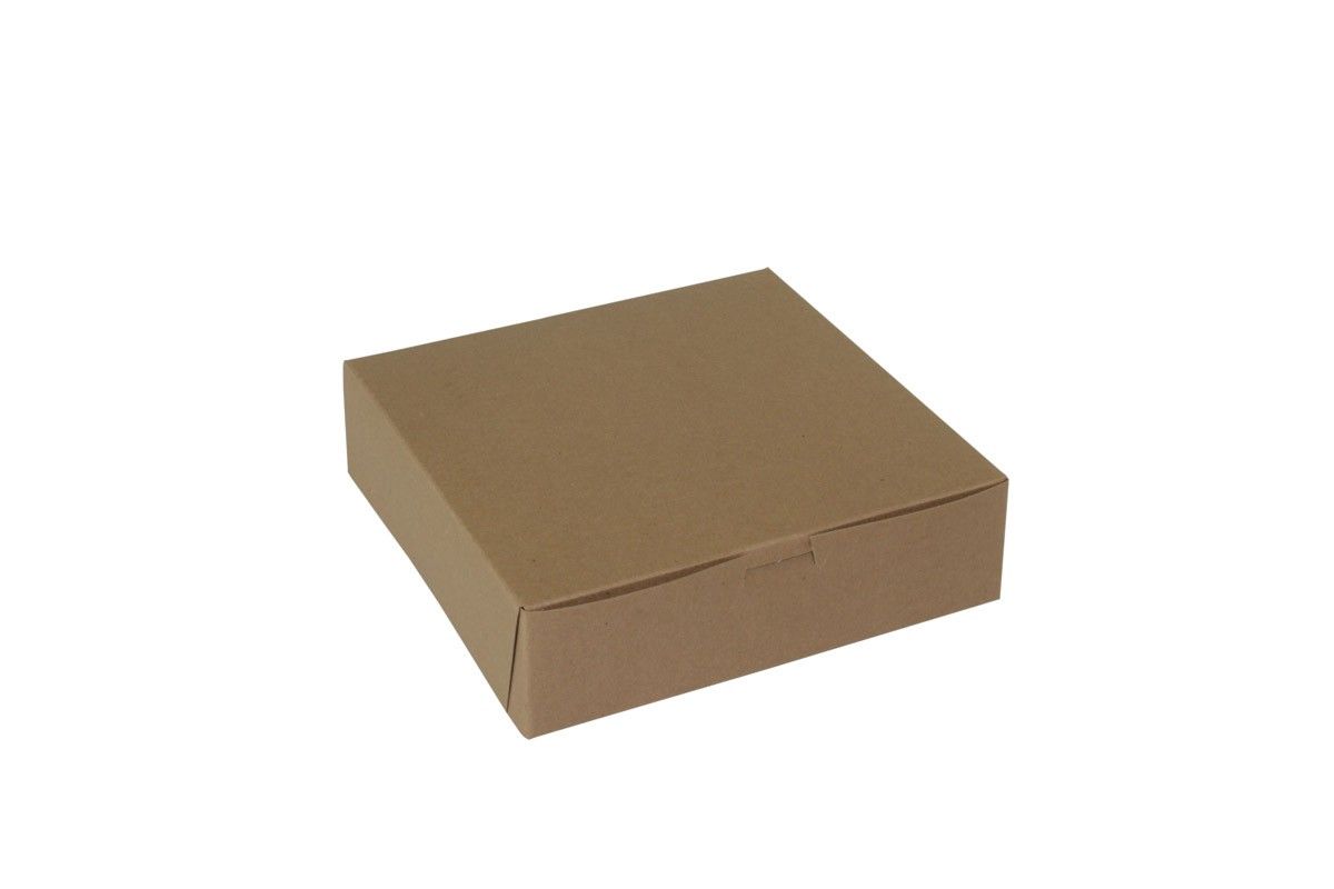 Kraft - 1 Pc. Cake Box - 9 x 9 x 2-1/2"