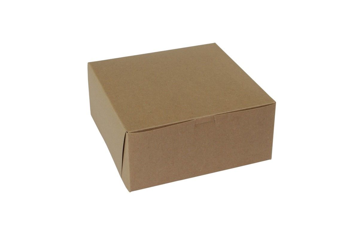 Kraft - 1 Pc. Cake Box - 9 x 9 x 4"