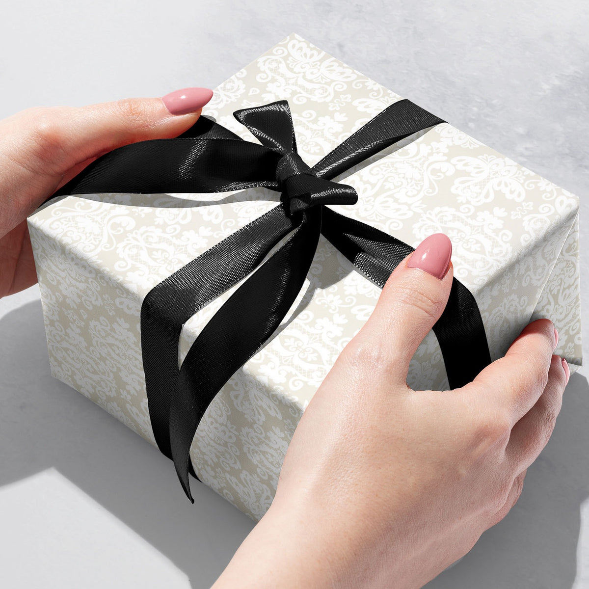 Pearl Damask - Gift Wrap — additional view b