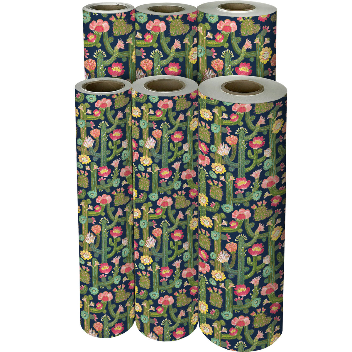 Cactus Blooms Gift Wrap - B207.1f.jpg