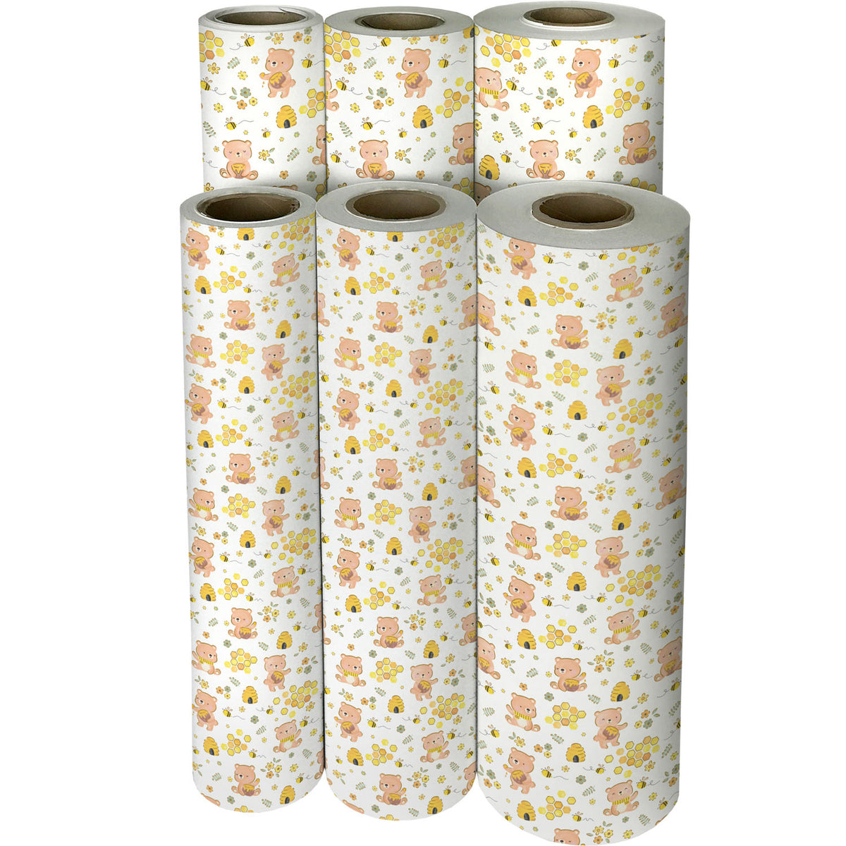 Honey Bears Gift Wrap - B208.1f.jpg