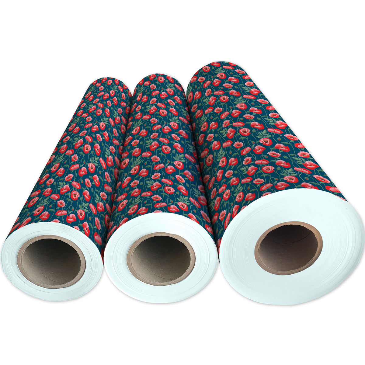 Pretty Poppies Gift Wrap - B230.1g.jpg