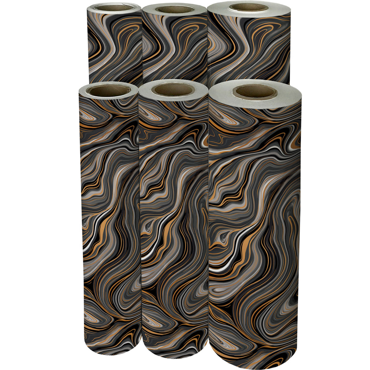 Marbleized Black Gift Wrap - B233.1f.jpg