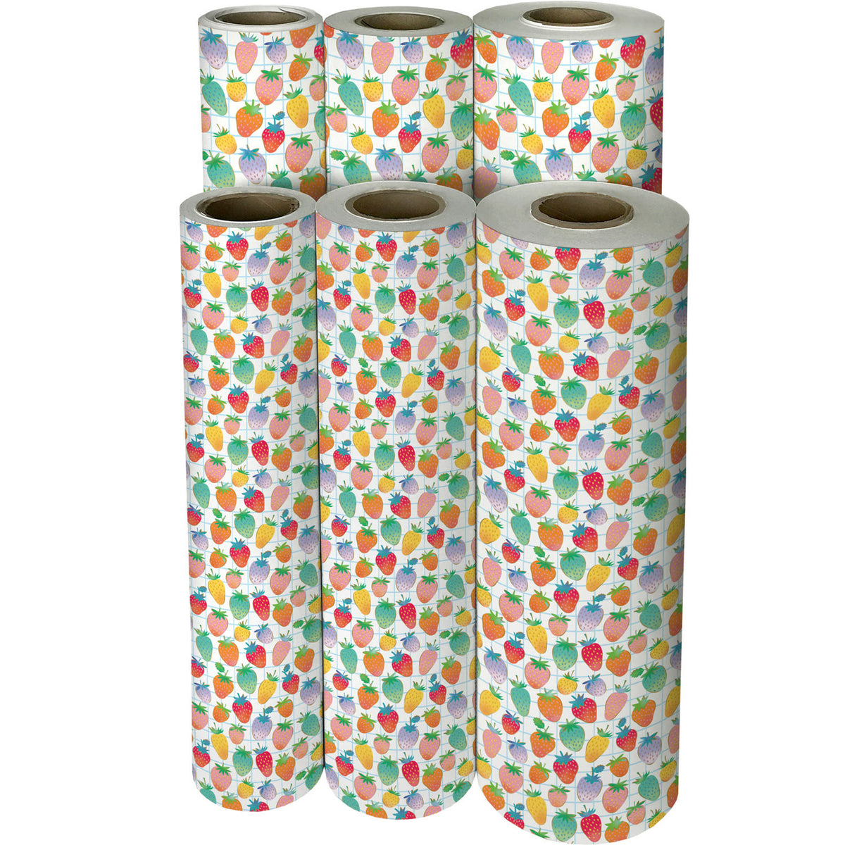 Sweet Strawberries Gift Wrap - B236.1f.jpg