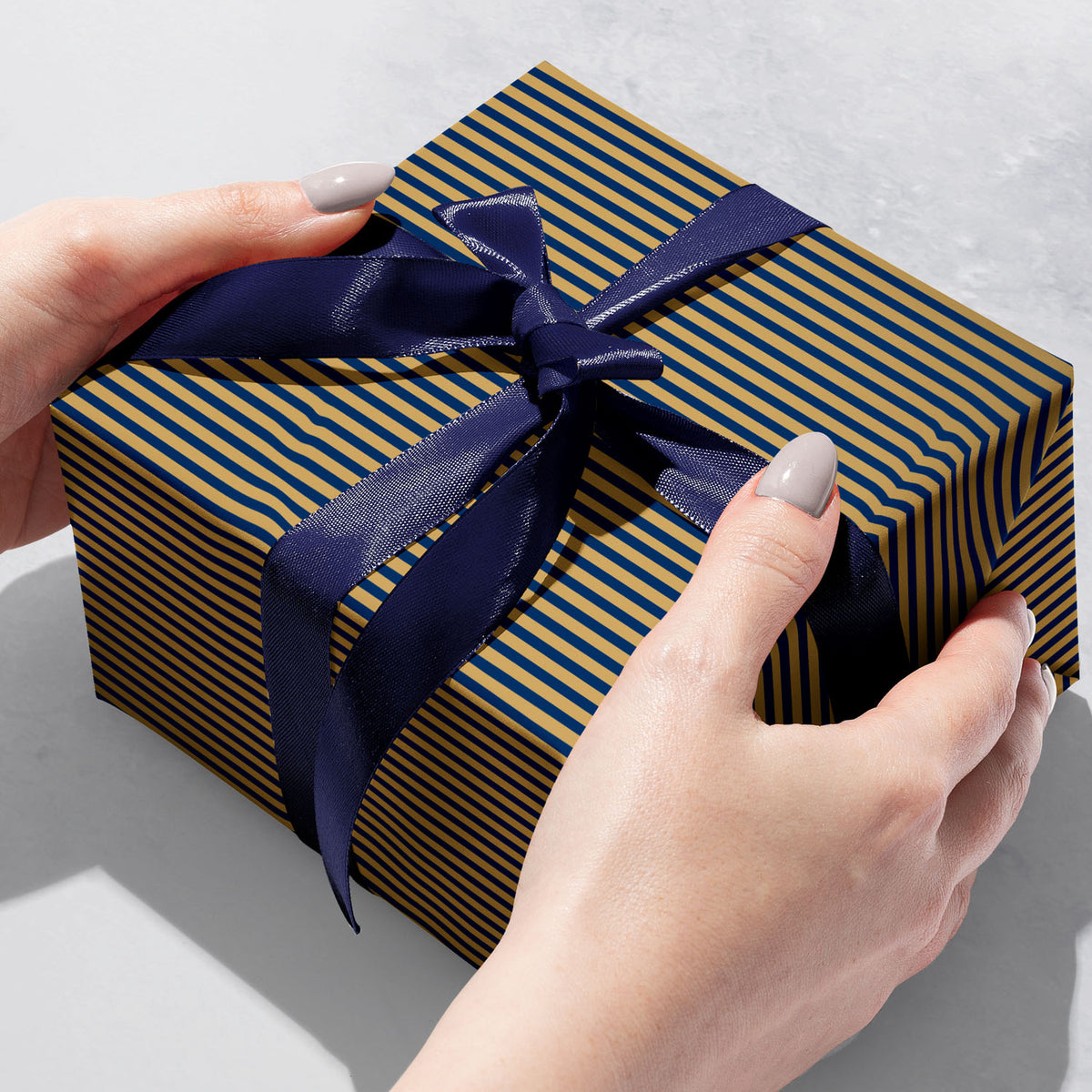 Navy Gold Dot & Stripe Gift Wrap - B2615D.1c.jpg