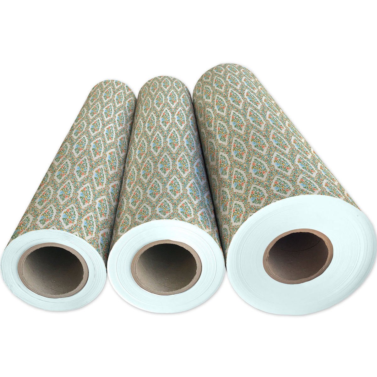 Floral Damask Pearl Gift Wrap - B266.1g.jpg