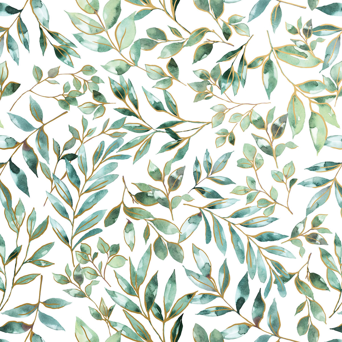 Elegant Leaves Gift Wrap - B464.1a.jpg
