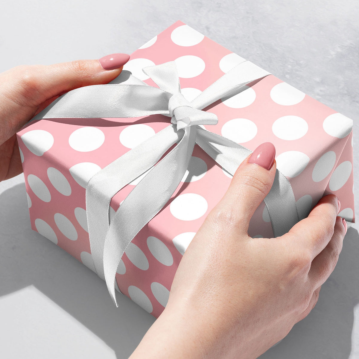 Two-Sided Pastel Pink & Pastel Blue - Gift Wrap — additional view b