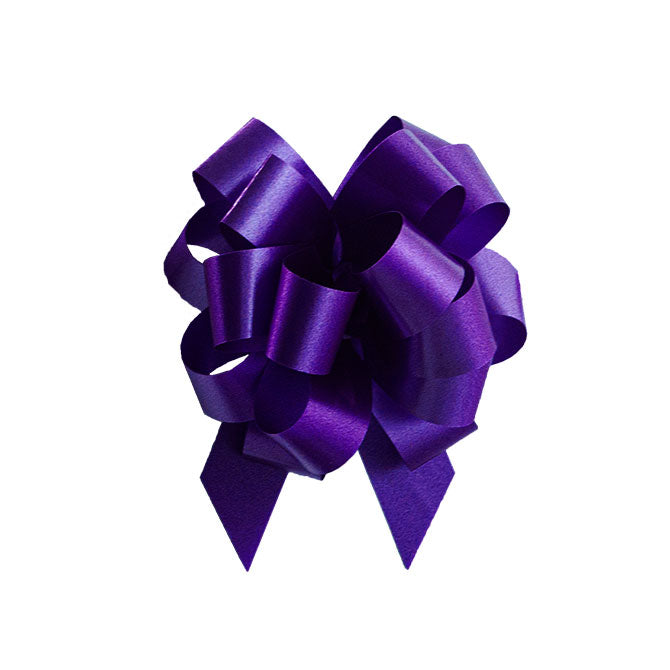 Purple Perfect Bow - 4" Diameter