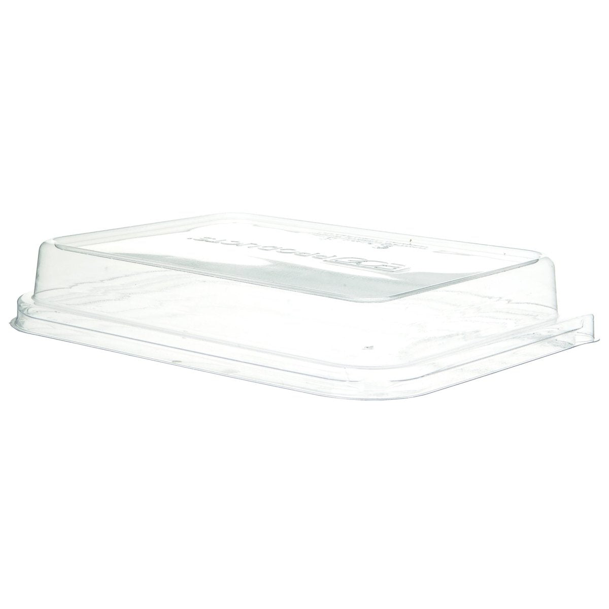 Vegware PLA Lid for 8 x 6 in Nacho Tray, Clear Compostable Cold Lid (QTY 200), SKU BG-SCRC863LID