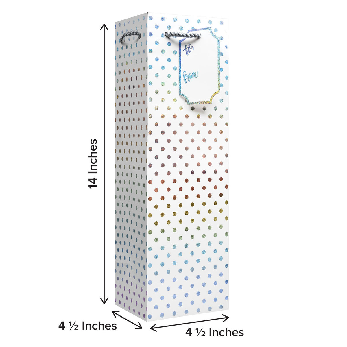 Silver Dots on White Wine Bag - BT165.1b.jpg
