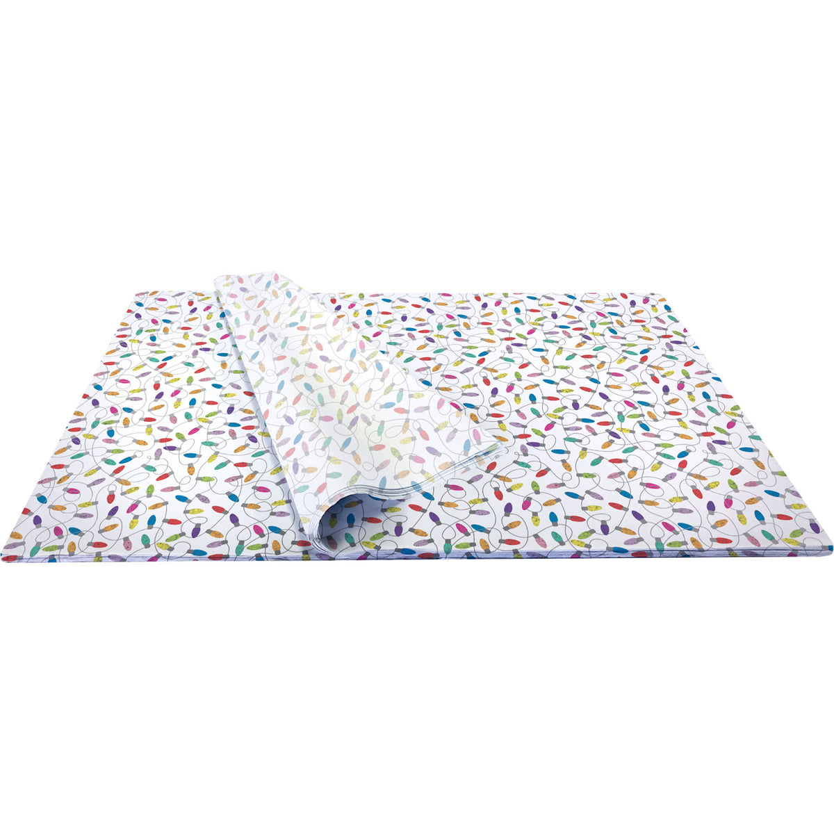 Christmas Lights White Gift Tissue — additional view b