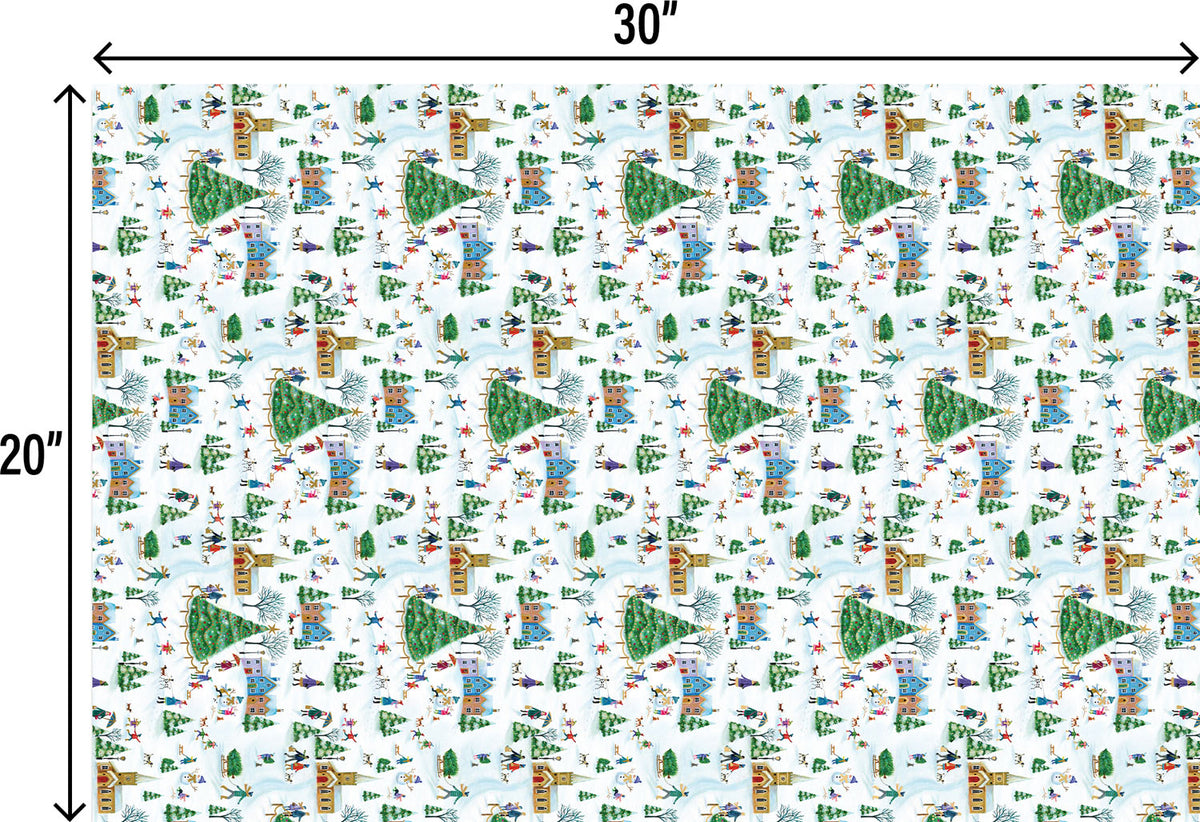Christmas Village Gift Tissue — additional view d