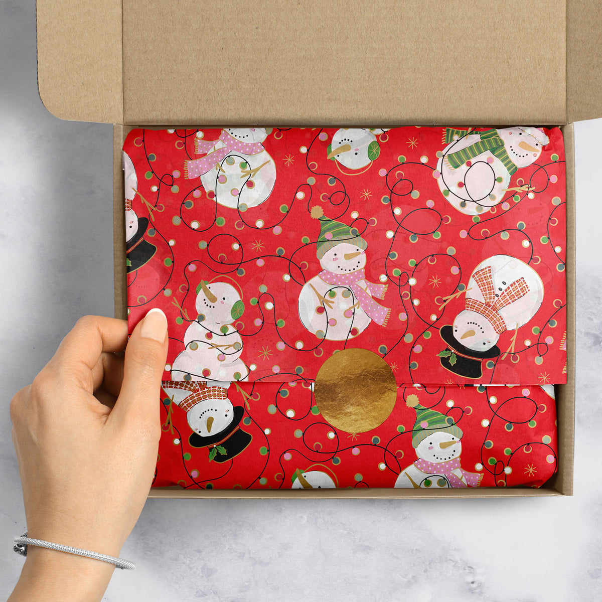 Snowmen & Lights Gift Tissue - BXPT833.1e.jpg