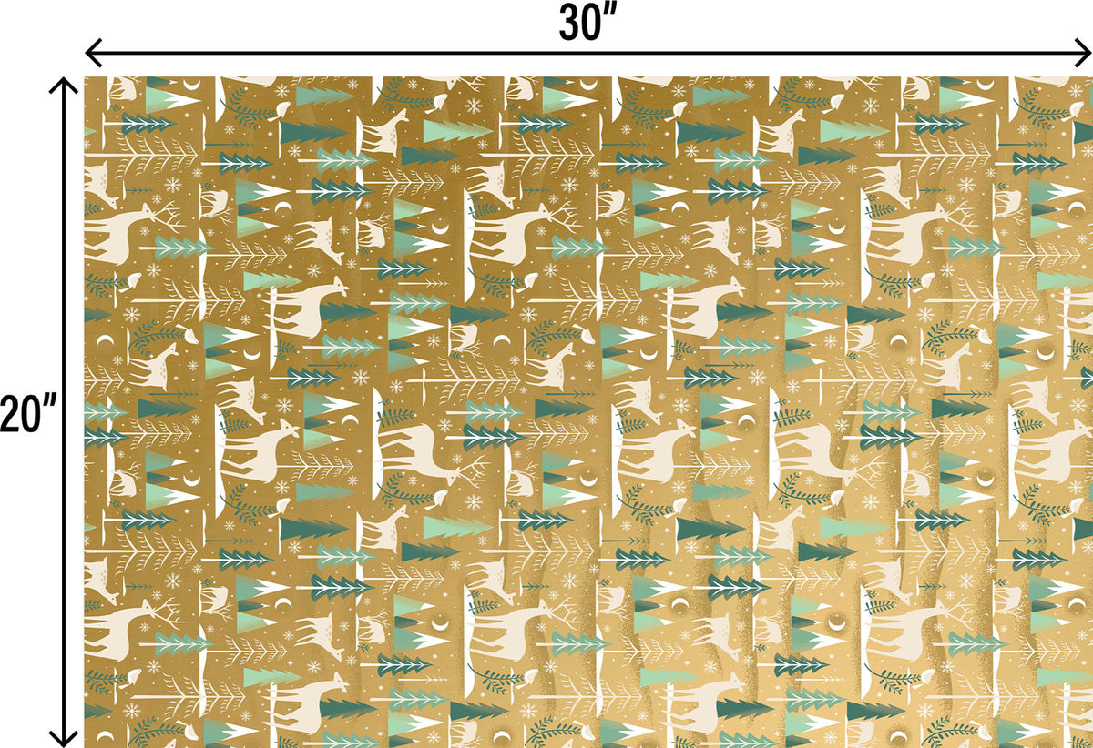 Winter Serenity Gold Gift Tissue - BXPT850.1d.jpg