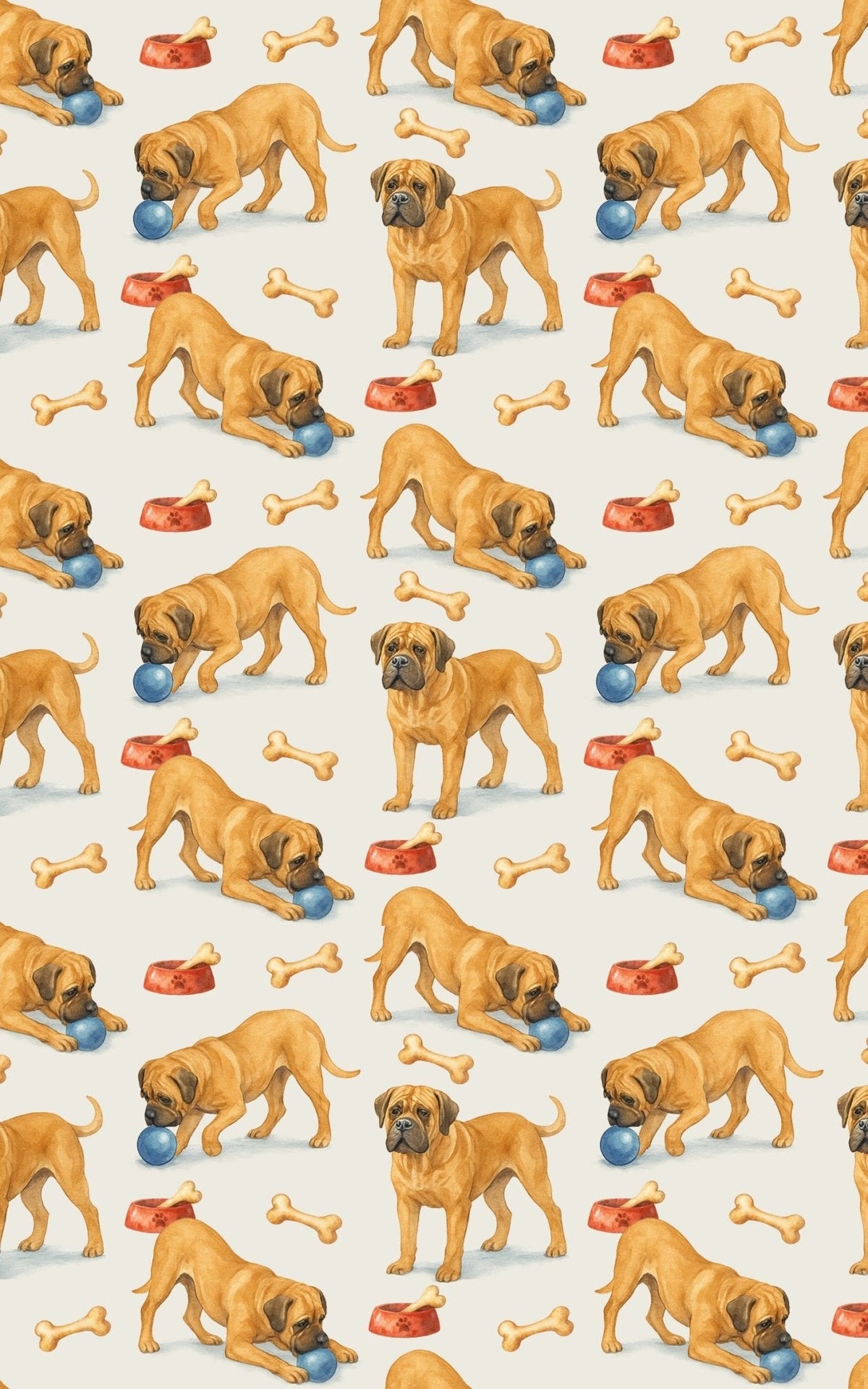 Guardian at Play - Boerboel Wrapping Paper
