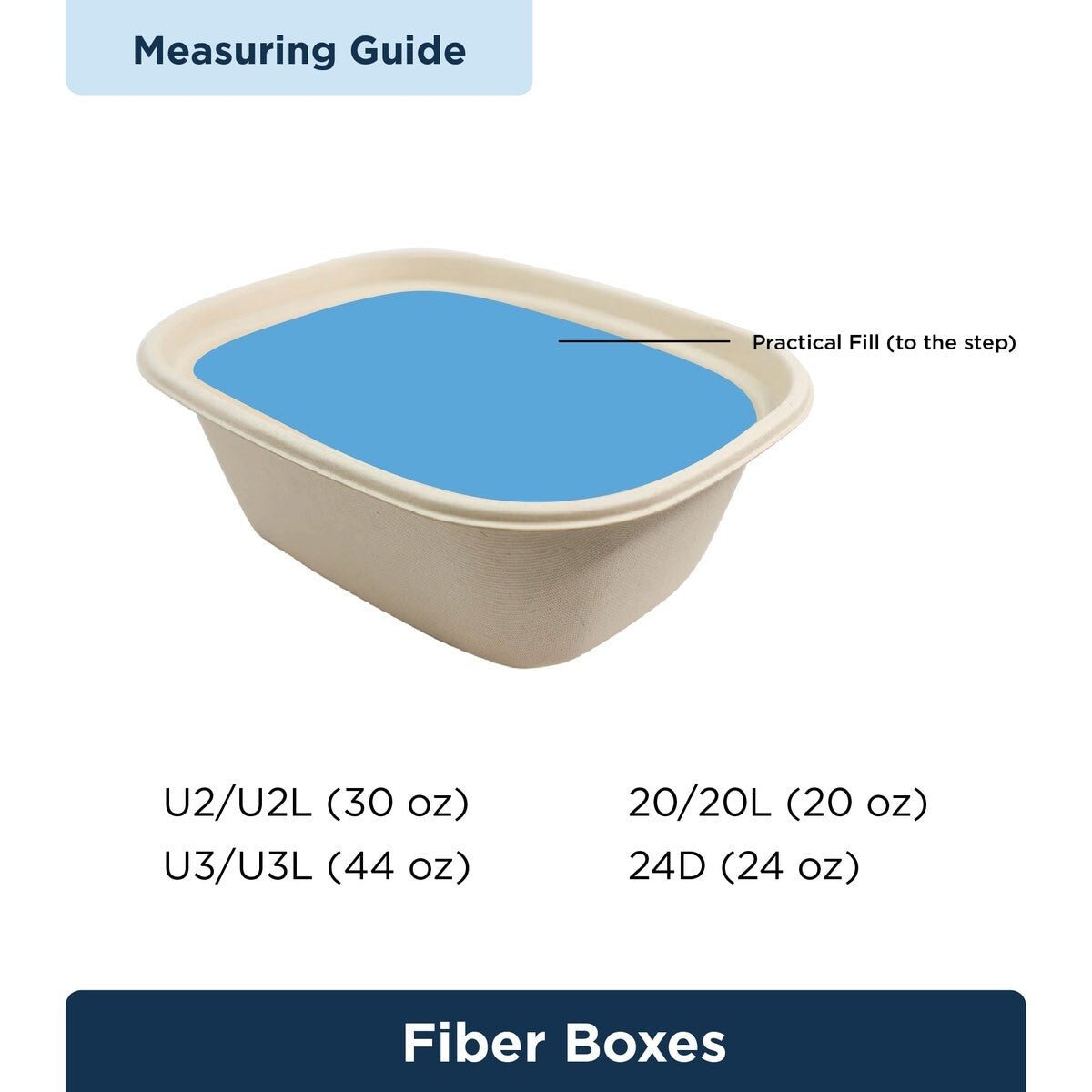 World Centric 20 oz Fiber Takeout Box Compostable Bamboo Food Container (QTY 400), SKU CT-SC-20-LFS