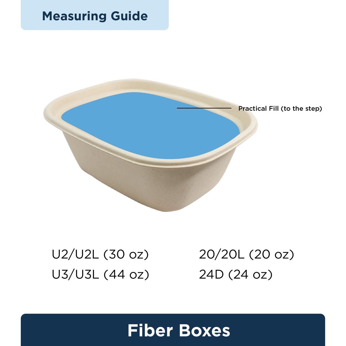 World Centric 8.7x6.7x2.1 in (30 oz) Fiber Box, Laminated (QTY:400)